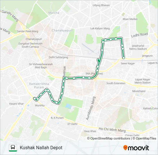 D-06STL Bus Line Map