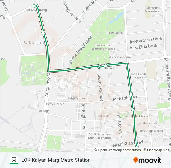 D-002STL Bus Line Map