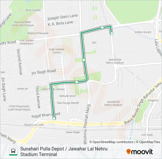 D-004STL Bus Line Map