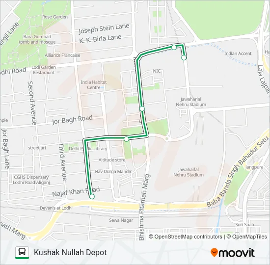 D-004STL Bus Line Map