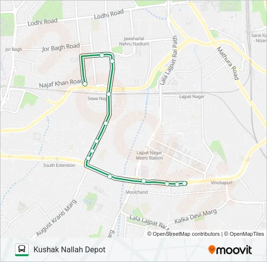 D-014STL Bus Line Map