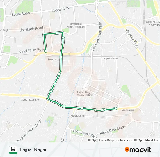 D-014STL Bus Line Map