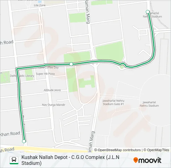 D-018STL Bus Line Map