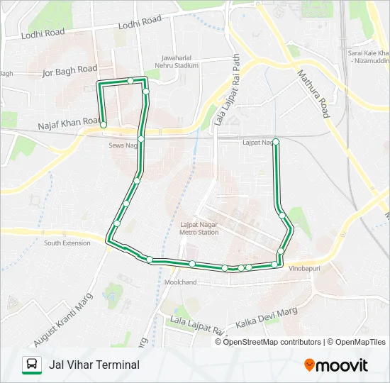 D-026STL Bus Line Map