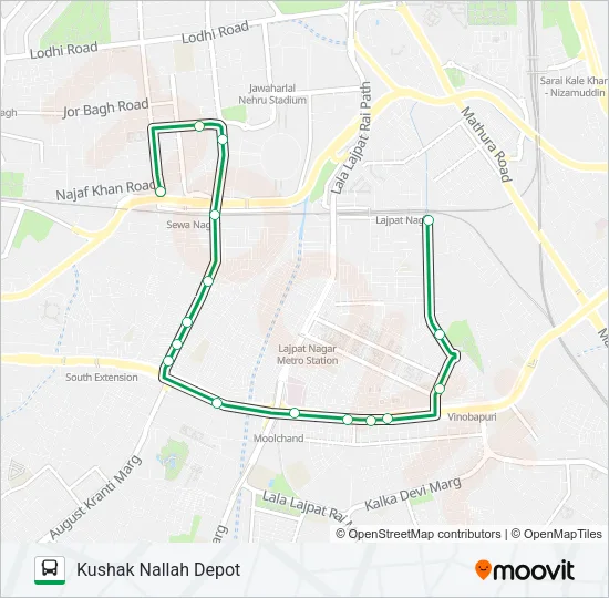 D-026STL Bus Line Map