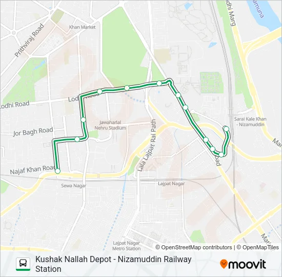 D-044STL Bus Line Map