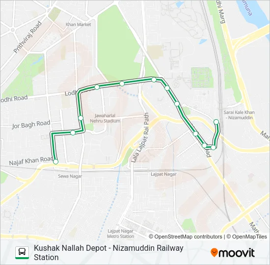 D-044STL Bus Line Map
