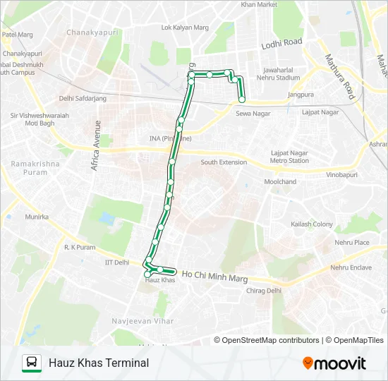 D-054STL Bus Line Map