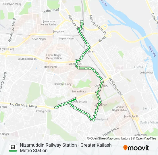 D-011 Bus Line Map