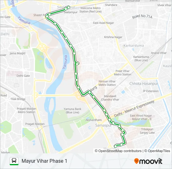 D-023 Bus Line Map