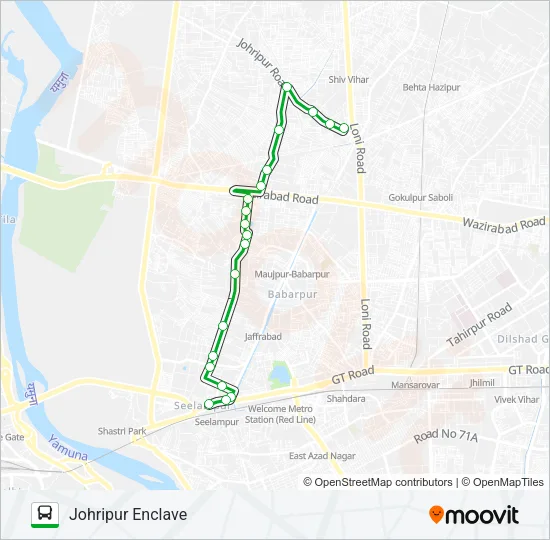 D-025 Bus Line Map