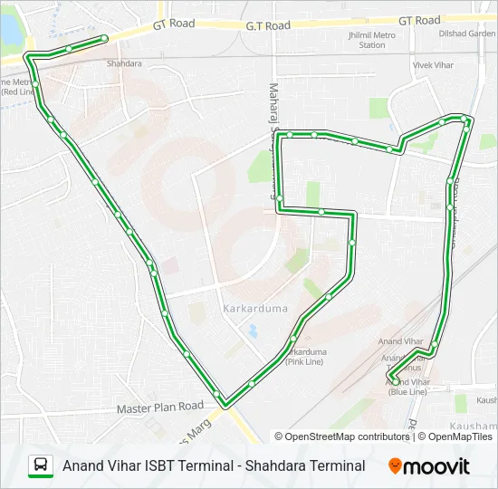 D-027 Bus Line Map