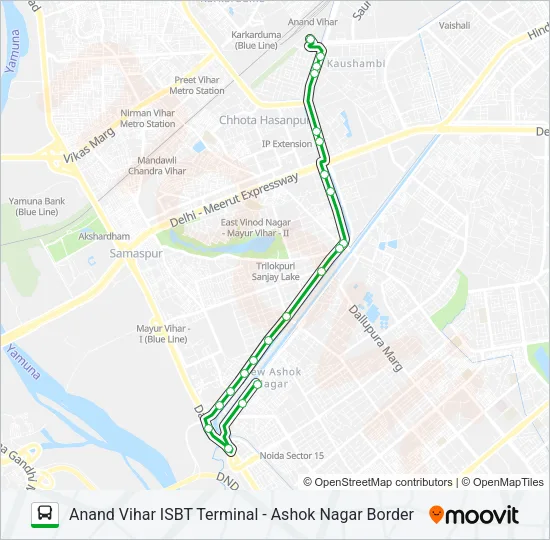 D-035 Bus Line Map