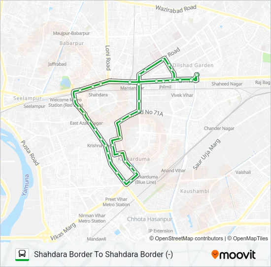 D-031 (-) Bus Line Map