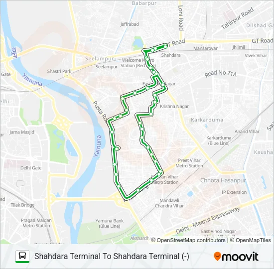 D-041 (-) Bus Line Map