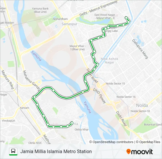 D-045 Bus Line Map