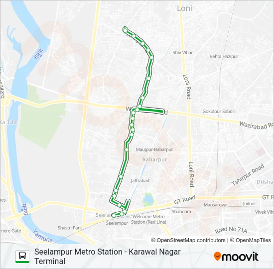 D-051 Bus Line Map