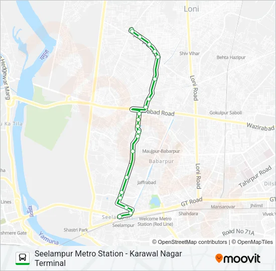 D-051 Bus Line Map
