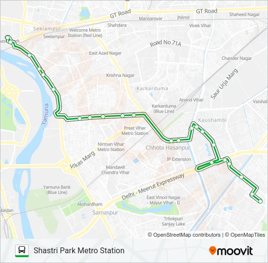 D-053 Bus Line Map