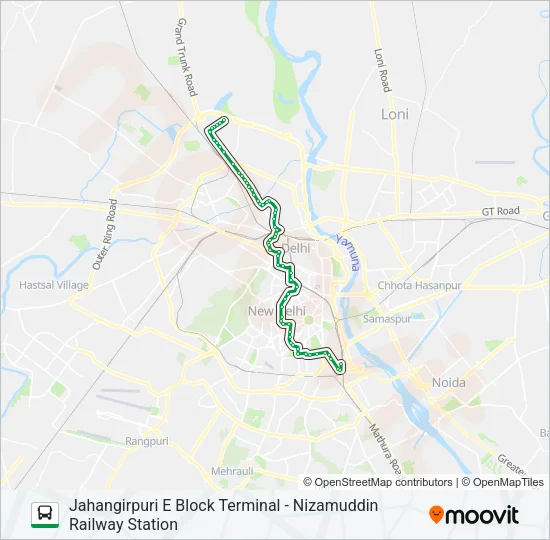 19 Bus Line Map