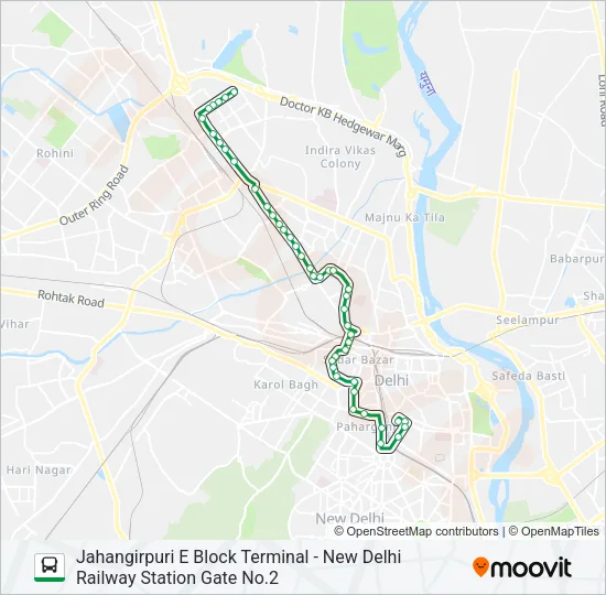 19 Bus Line Map