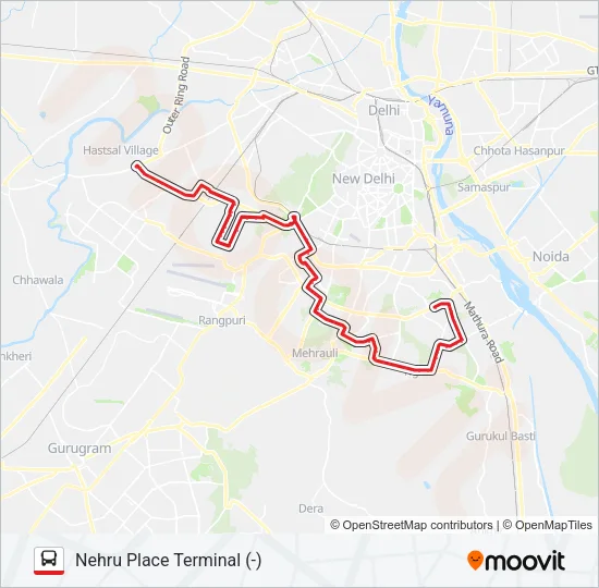OMS (-) Bus Line Map