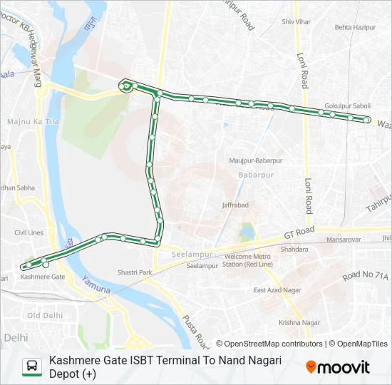 YMS (+) Bus Line Map