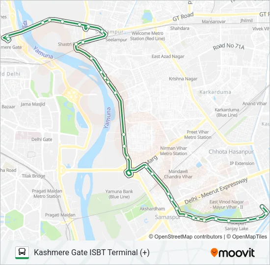 YMS (+) Bus Line Map