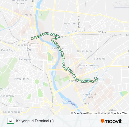 YMS (-) Bus Line Map