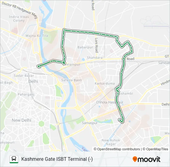 YMS (-) Bus Line Map