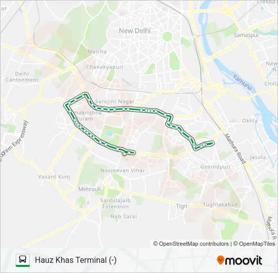 CBD3 (-) Bus Line Map