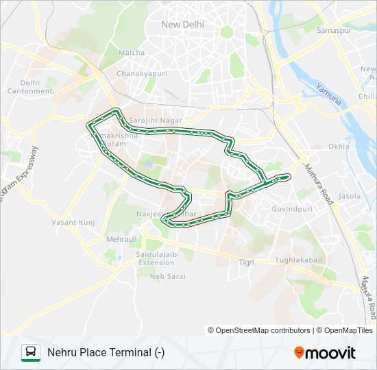 CBD3 (-) Bus Line Map
