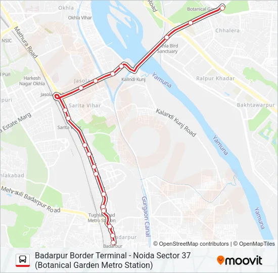 8 Bus Line Map