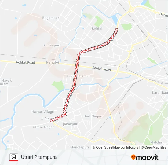 BY PASS EXPRESS Bus Line Map