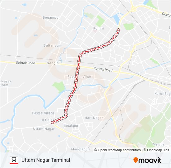 BY PASS EXPRESS Bus Line Map