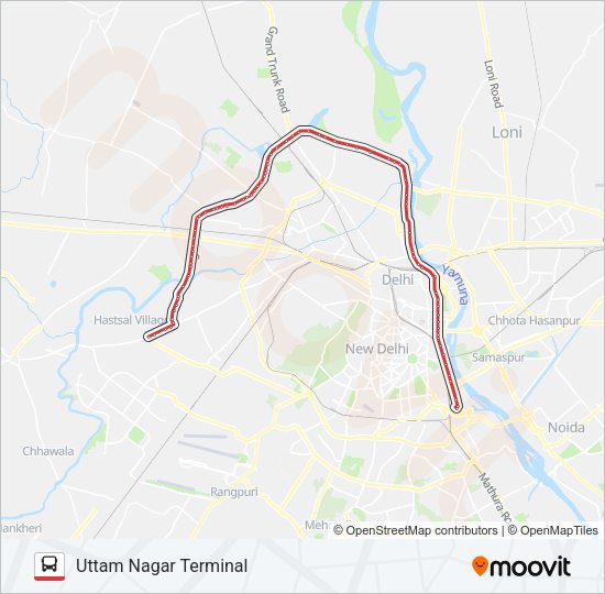 BY PASS EXPRESS Bus Line Map