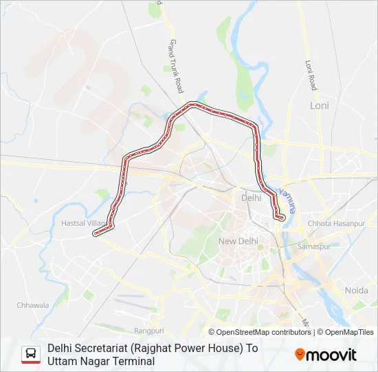 BY PASS EXPRESS Bus Line Map