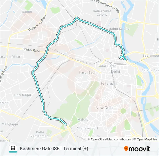 TMS (+) Bus Line Map