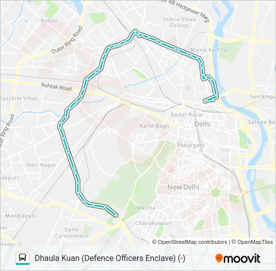 TMS (-) Bus Line Map