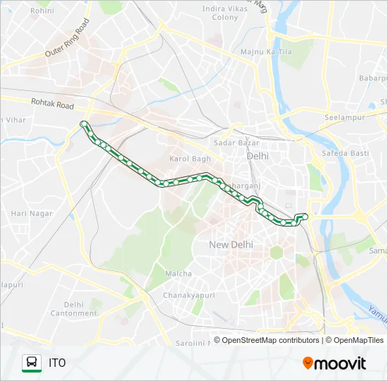 85 Bus Line Map