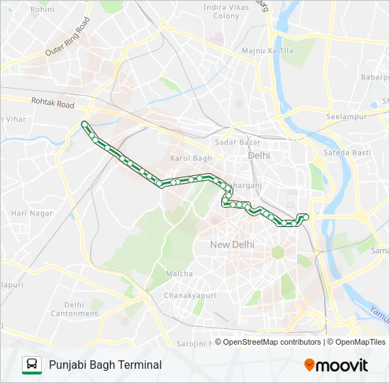 85 Bus Line Map
