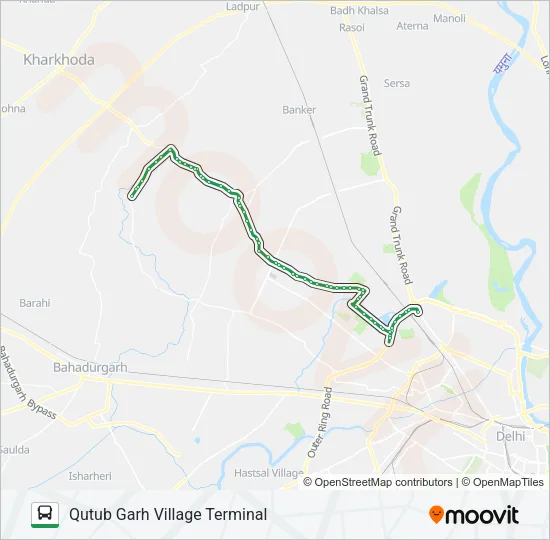 106 Bus Line Map