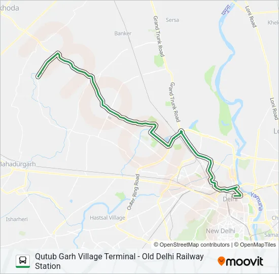 106 Bus Line Map