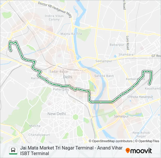39A Bus Line Map