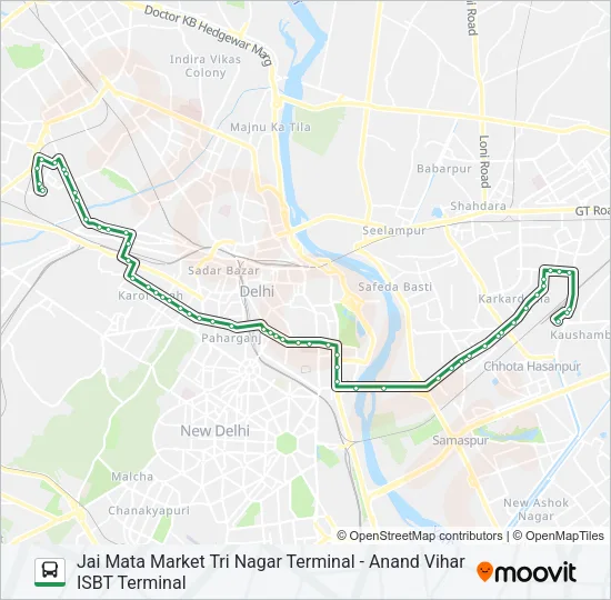 39A Bus Line Map