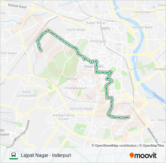 47A Bus Line Map