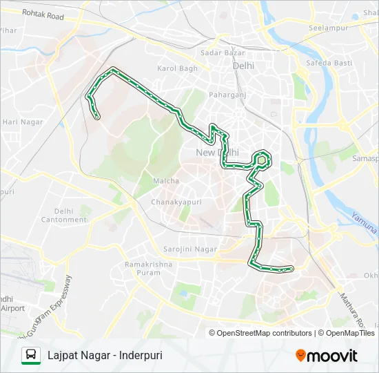 47A Bus Line Map