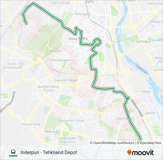 47A Bus Line Map