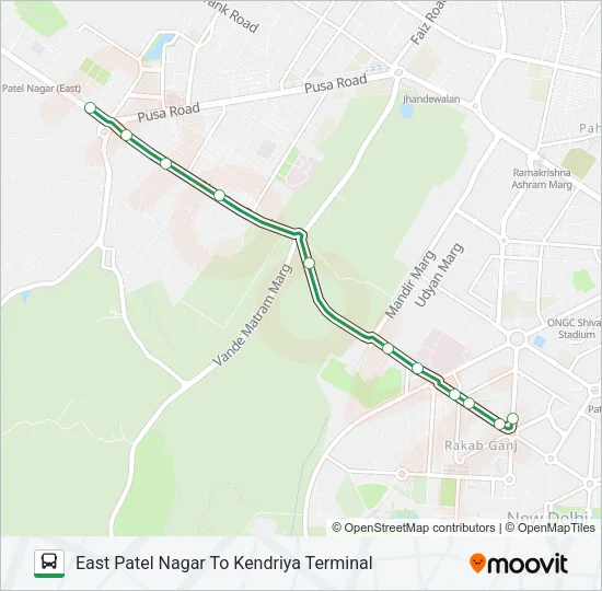 73SPL Bus Line Map