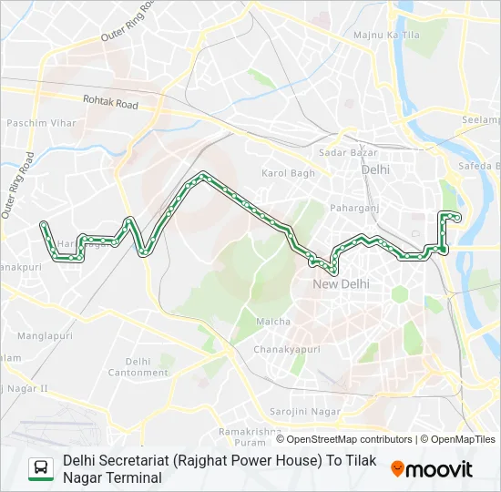 73SPL Bus Line Map